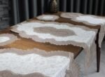 طقم صالون فاخر مكون من ٥ قطع من المخمل والكوردونيه، تصميم أيغون - Image 3